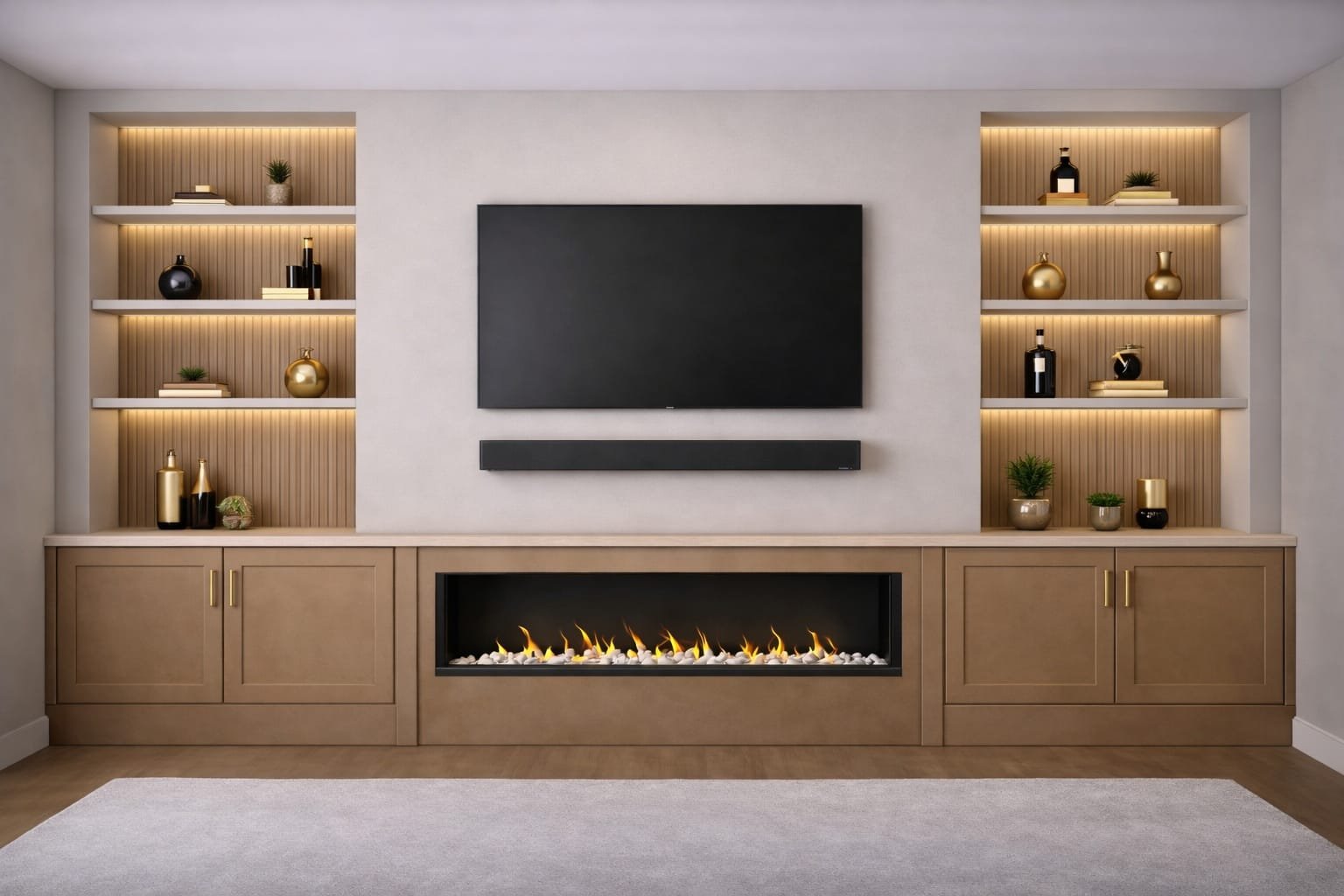 GoldenWorx - Media wall - premium media wall - media wall solutions - making media wall - media walls - Goldwn worx Goldenworx ideas for your home or office