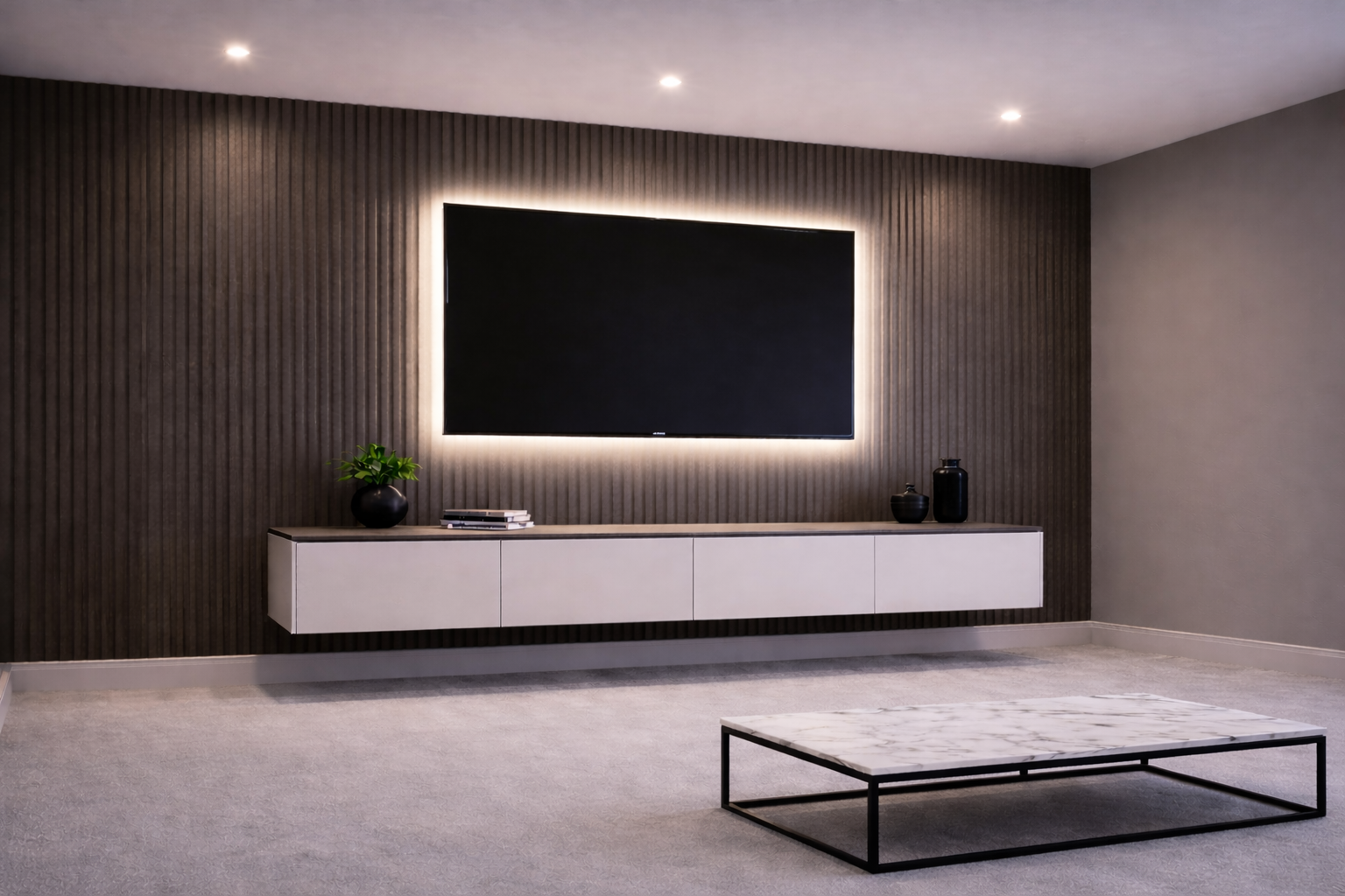 GoldenWorx - Media wall - premium media wall - media wall solutions - making media wall - media walls - Goldwn worx Goldenworx ideas for your home or office