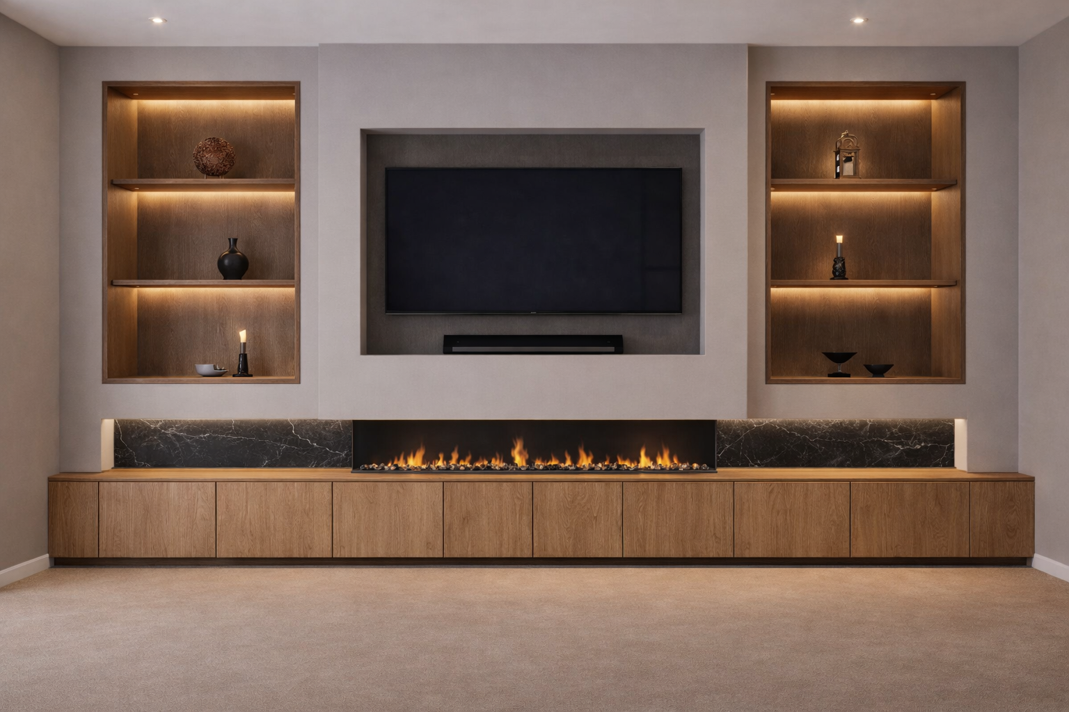 GoldenWorx - Media wall - premium media wall - media wall solutions - making media wall - media walls - Goldwn worx Goldenworx ideas for your home or office