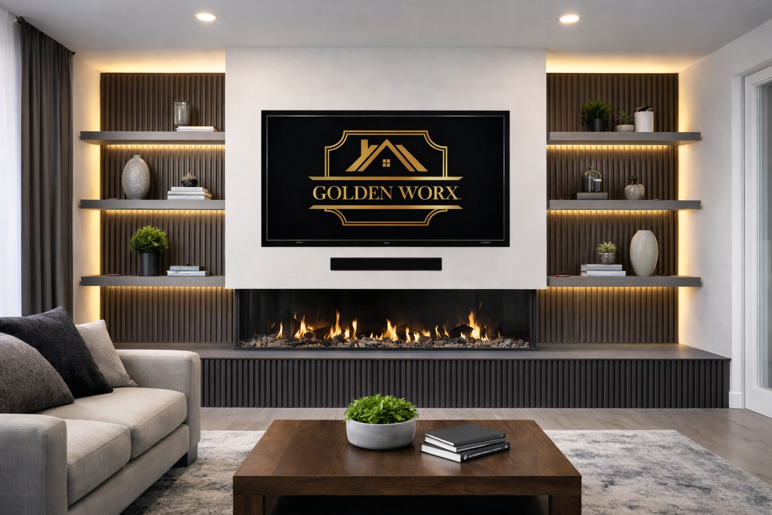 #image_titleGoldenWorx - Media wall - premium media wall - media wall solutions - making media wall - media walls - Goldwn worx Goldenworx ideas for your home or office
