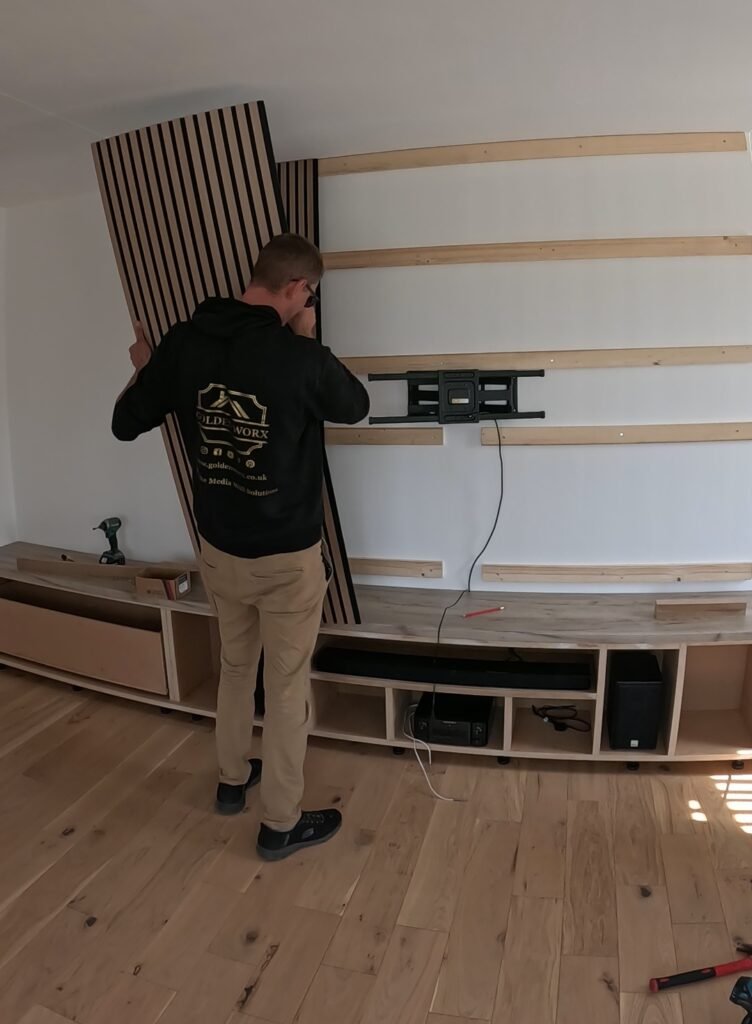 GoldenworxmediawallinprogresssuffolkElmsett - GoldenWorx - GoldenWorx