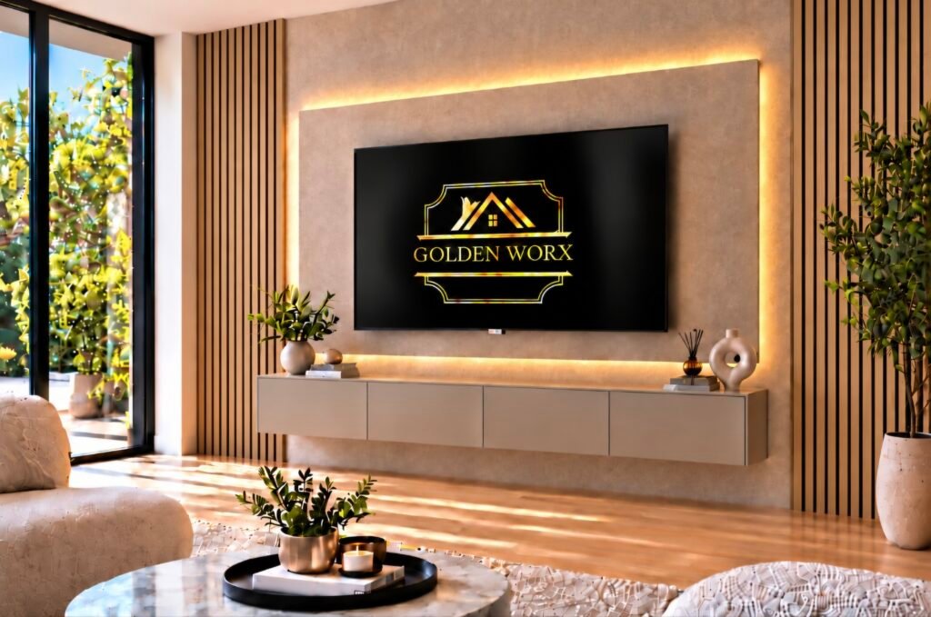 Premium Floating Unit mediawall by goldenworx